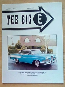 The Big E Magazine Ford Edsel Summer 1987 Vol XX No 2 Excellent - Picture 1 of 8