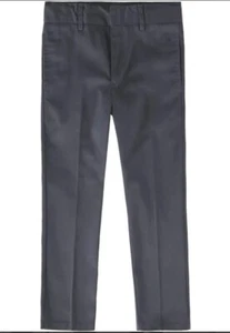 Premium Authentic Schoolwear and Uniforms Gray Flat Front Pants Size 10 FreeShip - Picture 1 of 5