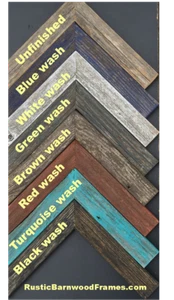 5x7 multi  collage rustic barn barnwood picture frame distressed wood weathered - Picture 1 of 19