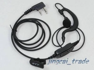 G-Shape Earpiece for HYT Radio TC268 TC270 TC368 TC370 Kenwood Baofeng Wouxun - Picture 1 of 3