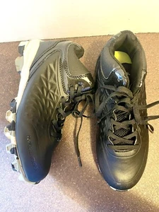Rawlings Black Cleats YOUTH/BOYS SIZE 2 - Picture 1 of 8