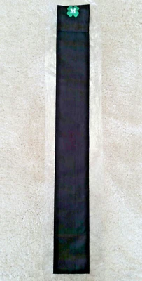 MCDERMOTT CUE 1x1 McDermott Soft Case, Clover Logo Felt Sleeve Pool Cue Case, 75-0941