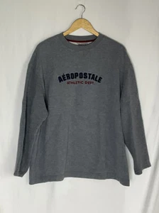 Aeropostale Athletic Department Pullover Crewneck Sweatshirt Erwachsene Gr. XL grau - Bild 1 von 4