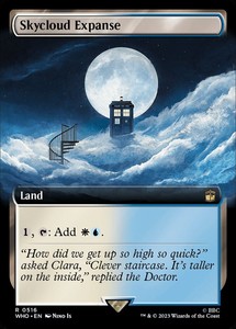 Skycloud Expanse ( you choose variant ) Doctor Who - Magic the Gathering