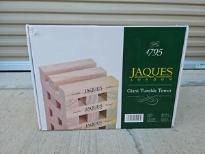 NEW Jaques Tumble Tower London Large Wooden Tumbling Yard Game w/ Carrying Bag - Picture 1 of 6