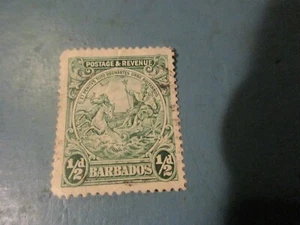 Stamp - 1925 Barbados 1/2 Pence - Imagen 1 de 1