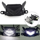 LED Front Upper Top Headlight Bulbs Lamp For Honda CBR600RR 2007-2012 Black