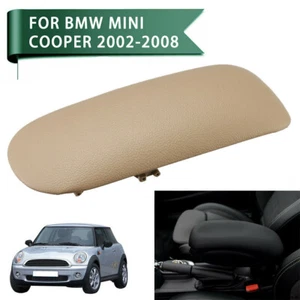 Beige Sliding Top Center Console Armrest Cover Lid for BMW Mini Cooper 2002-2008 - Picture 1 of 11
