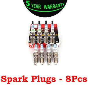 Fits 8PCS Motorcraft Platinum Spark Plugs For 97-03 FORD F-150 V8 4.6L / 5.4L - Picture 1 of 24