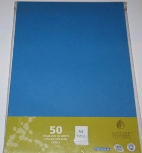 Set Blister 50 Feuilles Papier A4 Bleu 120G 100% Recyclé FORCEA - Imagen 1 de 1