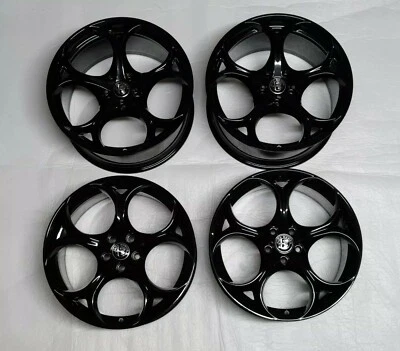 19" Alfa Romeo Giulia QV Quadrifoglio rims Complete set X4 Gloss Black  - Bild 1 von 4
