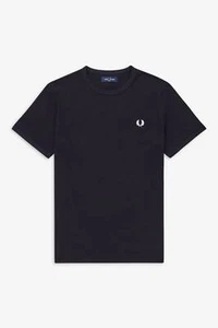 Fred Perry Ringer Tee - T-shirt A Manica Corta Blu - Taglia XXXL Abbigliamento
