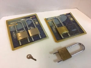FOUR (4) BRINKS Heavy Duty Adjustable Padlocks - Picture 1 of 7