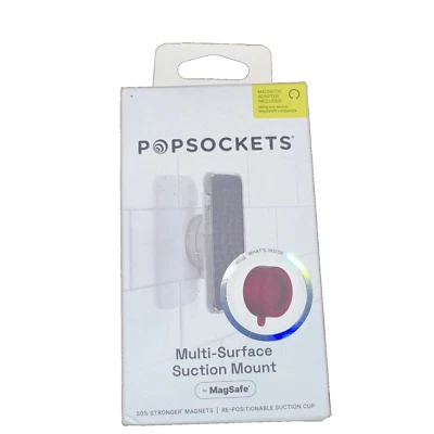 PopSockets suporte de sucção multi-superfície com MagSafe - vinho tinto metálico NOVO!!! - Imagem 1 de 3
