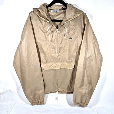 Vintage Lacoste Windbreaker Men's Women's Anorak Hooded Pullover Men L Women 2XL - Image 1 of 4