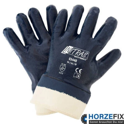 Nitras 03440 Nitrilhandschuhe Arbeitshandschuhe Handschuhe mit Stulpe 144 Paar - Bild 1 von 4