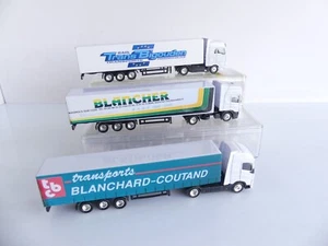 1:87 / 3 CAMIONS + REMORQUES PERSONNALISES BLANCHARD / BLANCHER / TRANS-BIGOUDEN - Picture 1 of 4