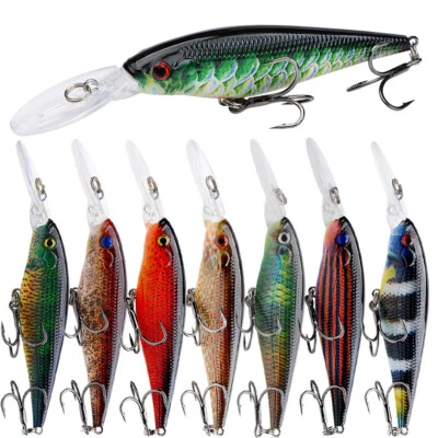 1 Stück Minnow-Fischköder 10.8cm/8.5g harter Köder, Haken, Swimbait, Wobbler - Bild 1 von 4