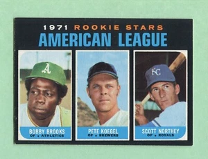 #633 American League Rookies - 1971 Topps: EX-MT+, pack fresh 231405e - Picture 1 of 3