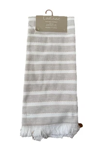 Set 3 asciugamani cucina Ladinne oversize 20”x30” 100% cotone turco multicolore - Foto 1 di 5