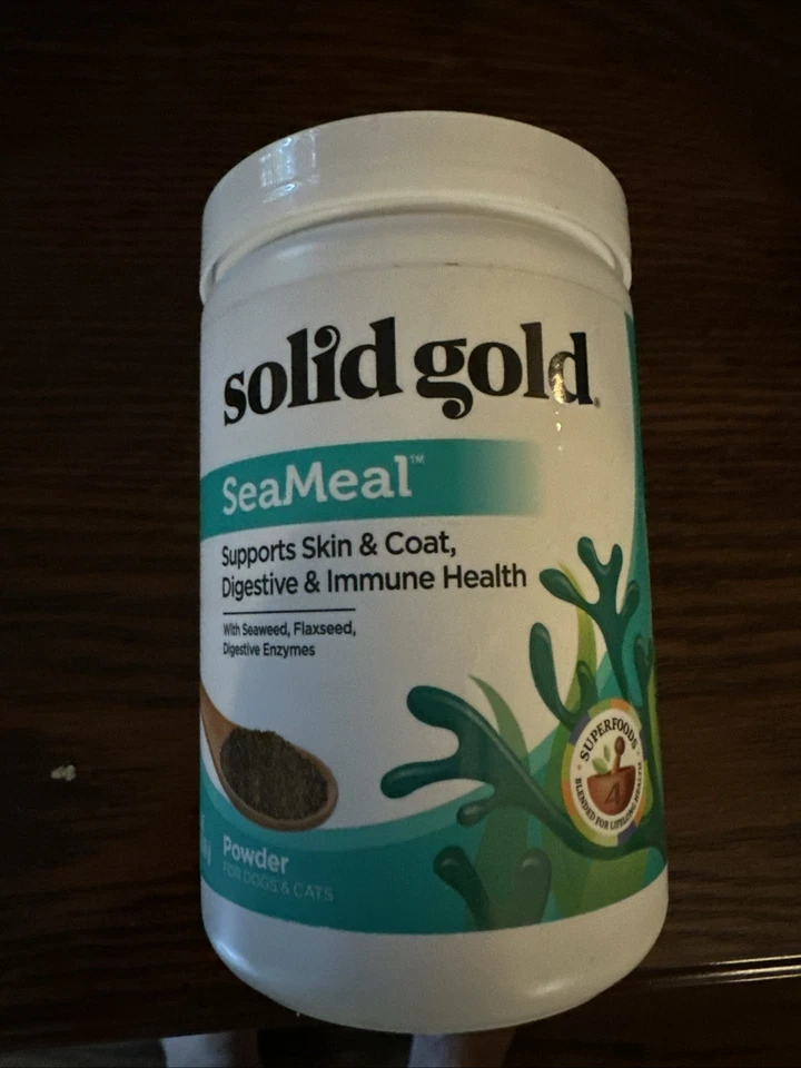 ¡NUEVO! Comida para gatos y perros SeaMeal oro macizo/algas en polvo BB 8/2027 envío gratuito Foto 1 de 1