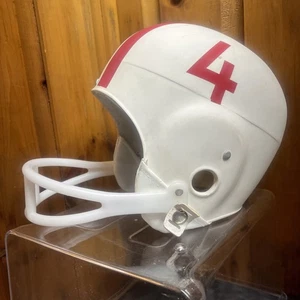 Vintage Style Throwback American Retro Football Helm, Fiberglas, nur Display - Bild 1 von 10