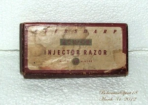 JUEGO DE AFEITADORAS INYECTOR SCHICK antiguo de colección caja original coleccionable - Imagen 1 de 1