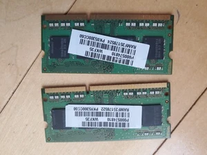 Samsung Laptop Memory 2x4GB 1Rx8 PC3L-12800S- M471B5173QH0-YK0 - Picture 1 of 1