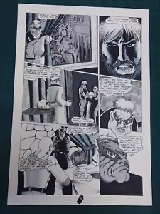 1986 Aircel Comics SAMURAI #2 page 5 Barry Blair TORTURE Original Comic Art - Picture 1 of 4
