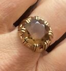 Toller Gold - Ring 333 8K mit Rauchquarz Gr. 56  ca. 4,3g