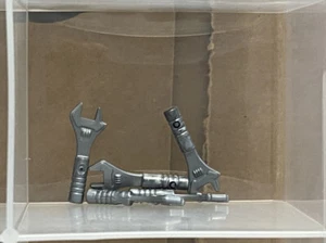 LEGO Parts - Flat Silver Minifigure Tool Adjustable Wrench - No 11402f - QTY 5 - Picture 1 of 1