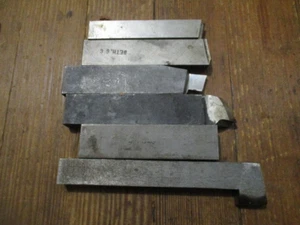 6 Pcs Machinist 3/4" x 6" Lathe Cutting Tools Various Shapes and Lengths Nice #7 - Picture 1 of 15