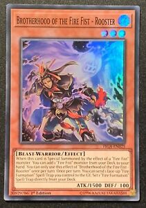Brotherhood of the Fire Fist - Rooster | FIGA-EN025 | Super Rare | 1st | YuGiOh