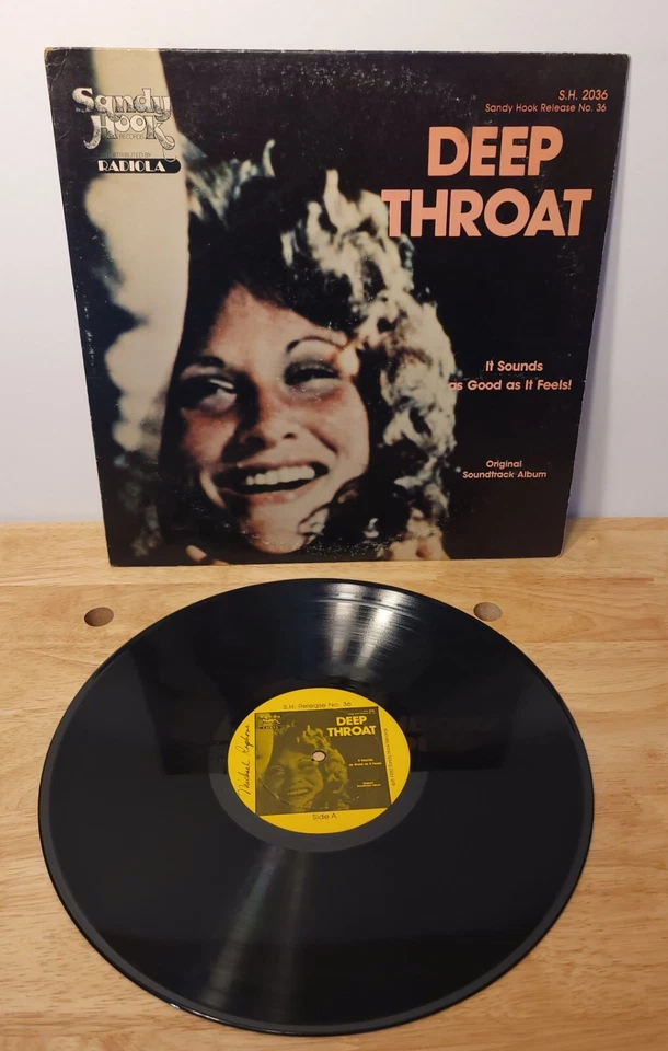 Deep Throat It Sounds As Good As It Feels 1980 Shady Hook Records LP - Image 1 of 4