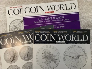COIN WORLD MAGAZINE LOT: 2024 and 2020 weeklies & Dealer directory FREE SHIPPING - Picture 1 of 2