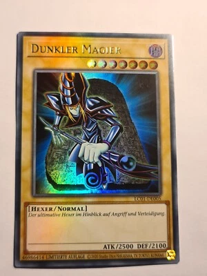 Dark Magician (V.1 - Ultra Rare)●YUGIOH●LC01●2023●GERMAN●LIMIT EDITION●NM●E001 - Immagine 1 di 2