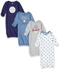 Hudson Baby Unisex Baby Cotton Gowns Baseball, 0-6 Months