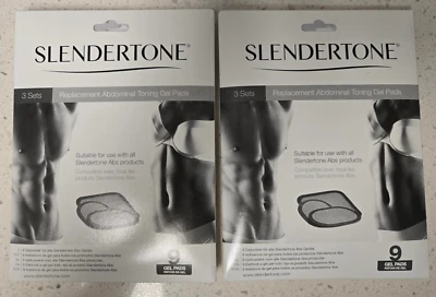 2x Almohadillas Gel Tonificadoras Abdominales de Repuesto Slendertone Unisex 18 Almohadillas Ver Fechas Foto 1 de 3
