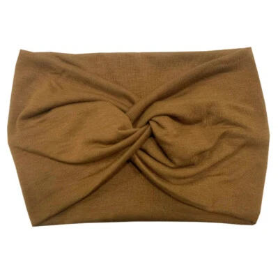 Twisted Hair Wrap Yoga Headband Stretchable Turban Hairband Fashion Solid Color - Image 1 of 4