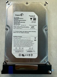 SEAGATE ST3500630NS 9BL146-302 500GB FW 3.AEG Date Code 07281 SATA 3.5" HDD - Picture 1 of 7