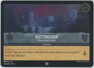 NOTTINGHAM (Common) Disney Lorcana Inklands Cold Foil Card #203 - Picture 1 of 2