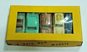 Vintage INGAP 5 Plastic Toy Cars ITALY in Original Box - Picture 1 of 4