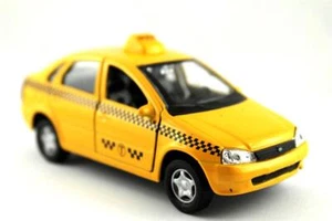 Lada Kalina 1118 Modellauto Taxi 1:34 - Bild 1 von 8