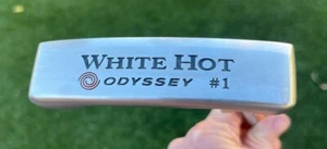 Nice! Odyssey White Hot #1 Putter ~35” RH Right Handed *LOGO ON FACE** W/ HC - Picture 1 of 11