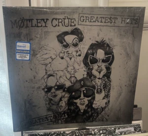Motley Crue Greatest Hits Silver Marble Vinyl Alternate Cover New 2xLP sealed - Picture 1 of 2