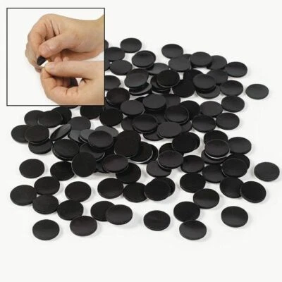 200 x Magnet-Plättchen Magnetpunkte selbstklebend rund Ø 15mm x 0,9mm - Klebemag - Bild 1 von 2