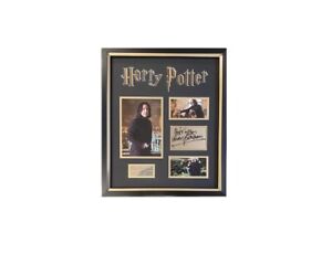 Alan Rickman signed Harry Potter Presentation - AFTAL OnlineCOA