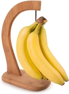 Bamboo Banana Hanger Wood Hook Fruit Holder Grape Holder 4095 - Picture 1 of 3