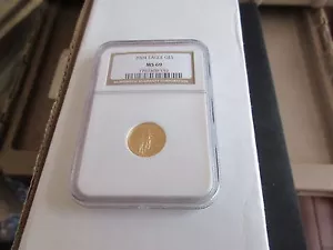 2004 , Eagle , G5$ , NGC , MS 69 , Tenth-Ounce Gold American Eagle - Picture 1 of 2