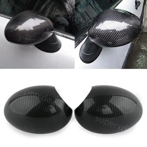 Tapas espejo retrovisor exterior carbono óptica para Mini Cooper R55 R56 R57 R58 R59 R60 - Imagen 1 de 12